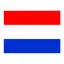 Gjesteflagg - Holland Vevet polyester - 30x19 cm