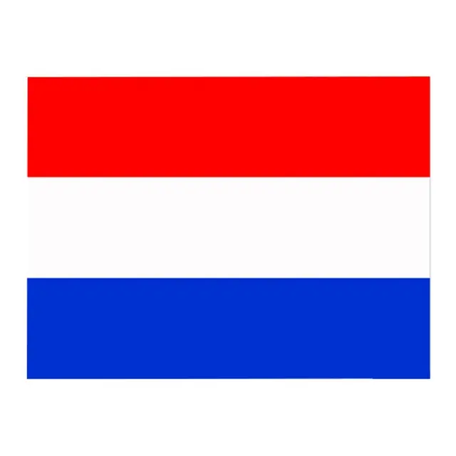 Gjesteflagg - Holland Vevet polyester - 30x19 cm 