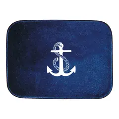 Matte &quot;Anker&quot; 61x45cm Marinebl&#229;