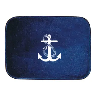 Matte &quot;Anker&quot; 61x45cm Marinebl&#229;