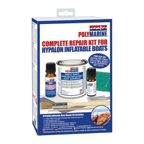 POLYMARINE Komplett Reparasjons Kit Hypalon Neopren