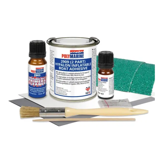 POLYMARINE Komplett Reparasjons Kit Hypalon Neopren 