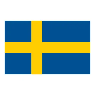Gjesteflagg - Sverige Vevet polyester - 30x19 cm