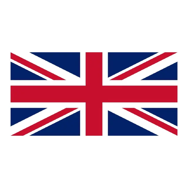 Gjesteflagg - England / Storbritannia Vevet polyester - 30x19 cm 
