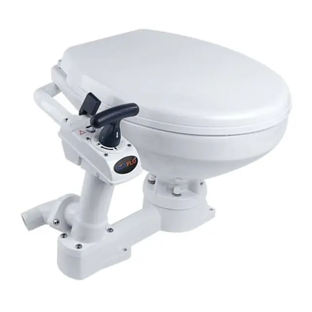 SEAFLO Manuelt Toalett - Comfort Twist n' lock - Softclose 