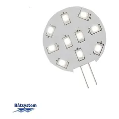 BÅTSYSTEM LED Pære 94G4S, sidestift 10x SMD, 8-30V, 2W, 3200K (varmhvit)