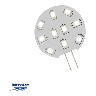BÅTSYSTEM LED Pære 94G4S, sidestift 10x SMD, 8-30V, 2W, 3200K (varmhvit)