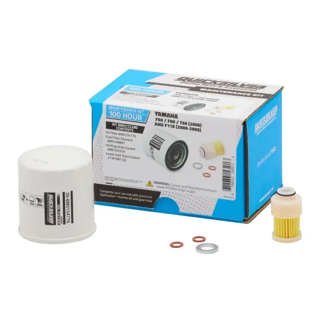 QUICKSILVER Yamaha servicesett 100timer servicekit F50/f60/t60, F115 