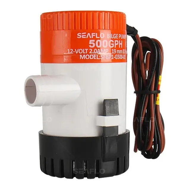 SEAFLO Lensepumpe 500GPH 12V - 1890 liter i timen 