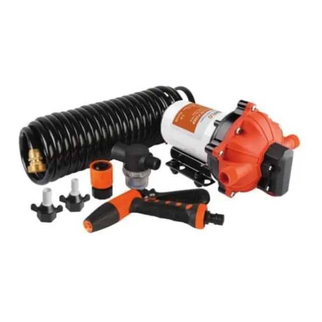 SEAFLO Komplett spylesystem - 12V 70PSI - 18,9 L/m 