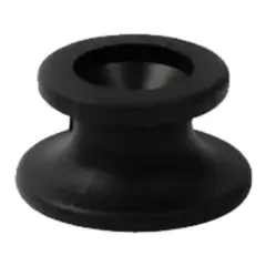 UNIMER Kalesjeknapp - 4pk Sort - i PP (polypropylen)
