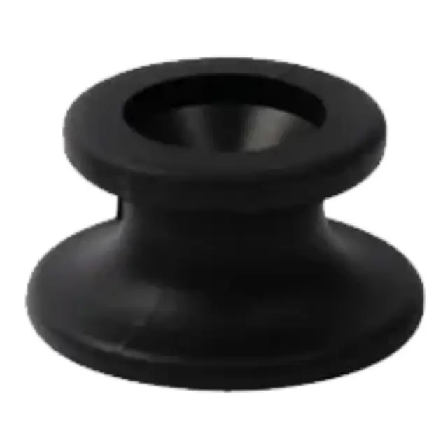 UNIMER Kalesjeknapp - 4pk Sort - i PP (polypropylen) 