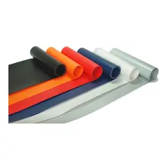 POLYMARINE PVC Duk, 70x15 cm Orange - til rep av gummib&#229;t/RIB