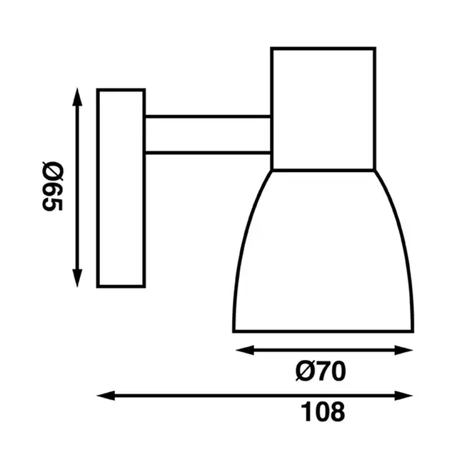 BÅTSYSTEM Leia3 Leselys LED 12V - Krom - m/USB (2A) 