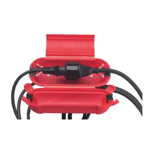 Koblingsboks m/ gummipakning - IP44 216 x 87 x 85mm