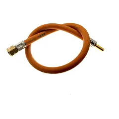 Gasslange maskinpresset, &#216;8mm 0,65m Venstregjenget + r&#248;rstuss ender