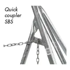 Seilbåtstøtte galvanisert SBS-2 122-165 cm 