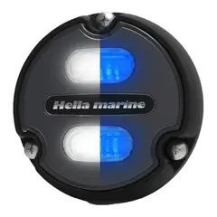 HELLA MARINE Apelo A1 - Undervannslys Sort -15W -  Bl&#229;tt / hvitt lys - 1800LUM