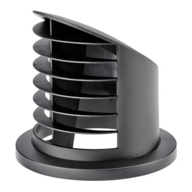 EBERSPÄCHER Dyse vridbar 75/90mm 90 grader - Sort 