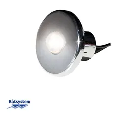 B&#197;TSYSTEM  Dot 30 LED Krom 0,5W - 12V - &#216;: 30mm - hvitt lys
