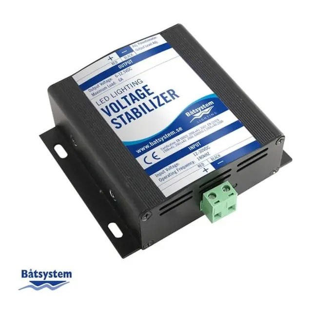BÅTSYSTEM  Strømstabilisator for LED 4A 12/24V 