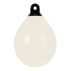 DAN-FENDER Kulefender 480mm - B60 Hvit med sort Topp -&#160;480x640mm