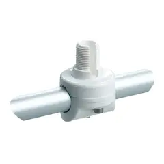 GLOMEX  Antennefeste Rekke Hvit Plast 22 - 25 mm rekke - 1 1/4&#39;&quot; gjenger
