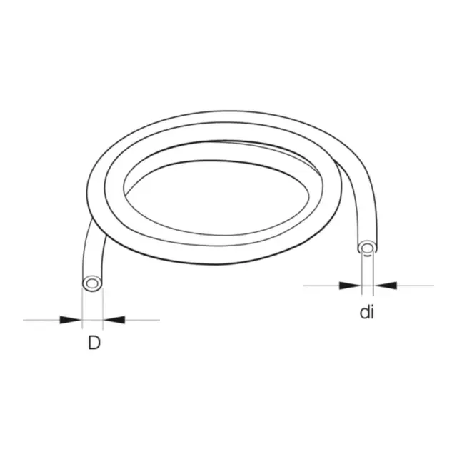 EBERSPÄCHER Drivstoffslange Hvit 4mm/1,5mm 