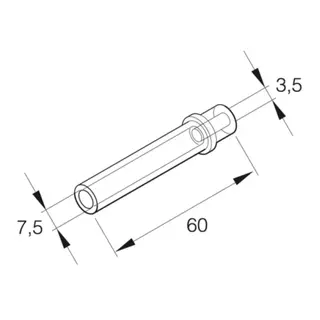 EBERSP&#196;CHER Drivstoffovergang 7,5/3,5mm gummi