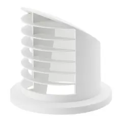 EBERSPÄCHER  Vridbar dyse åpen 75/90mm 90gr Hvit