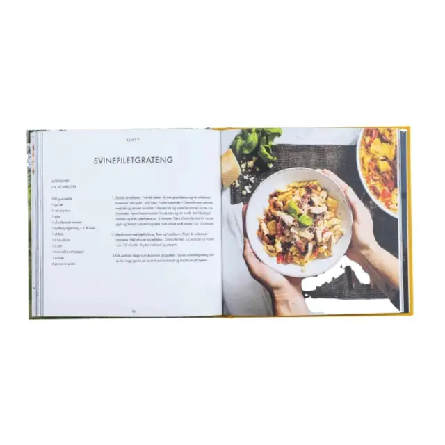 OMNIA Kokebok Norsk 132 sider - 46 oppskrifter 