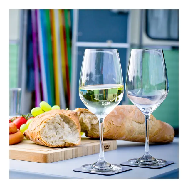 SILWY Magnetic Krystallglass - Vin 2 stk glass og magnetpads 