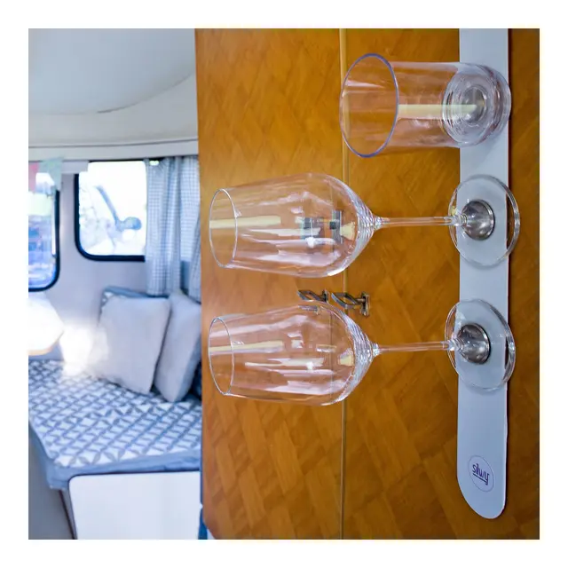 SILWY Magnetic Krystallglass - Vin 2 stk glass og magnetpads 