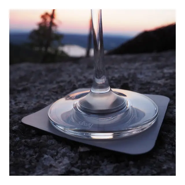 SILWY Magnetic Krystallglass - Champagne 2 stk glass og magnetpads 