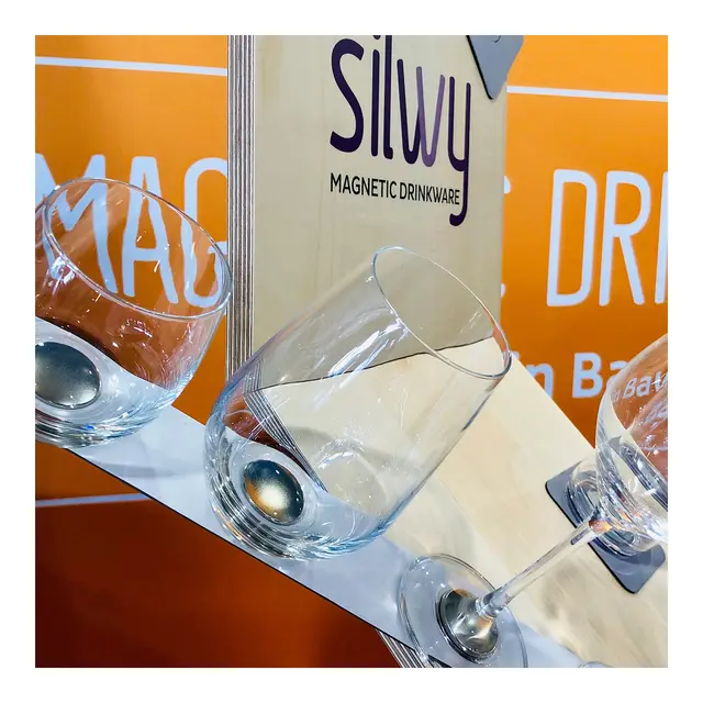 SILWY Magnetic Krystallglass - Longdrink 2 stk glass og magnetpads 