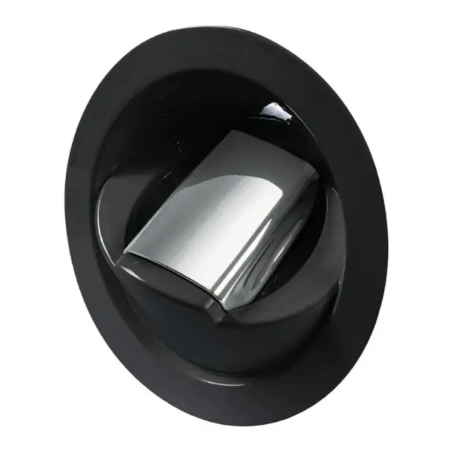 OSCULATI Dusjboks Saturn - Sort base Dusjhode med 4m slange - blandeventil 