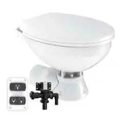 SEAFLO Toalett 12V Regular Quiet Flush Ferskvann Soft-close