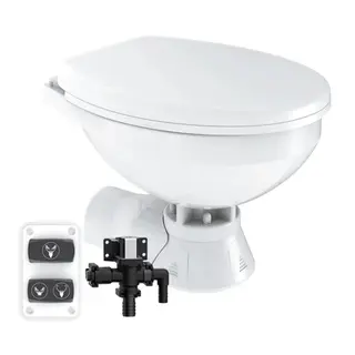 SEAFLO Toalett 12V Regular Quiet Flush Soft-close