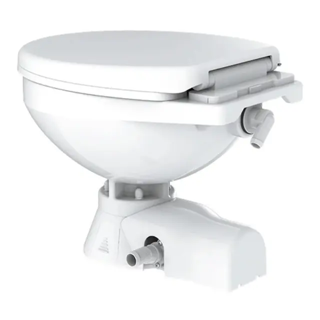 SEAFLO Toalett 12V Regular Quiet Flush Ferskvann Soft-close 