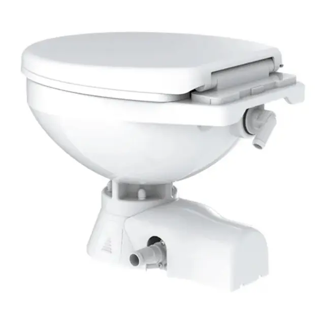 SEAFLO Toalett 24V Regular Quiet Flush Ferskvann Soft-close 