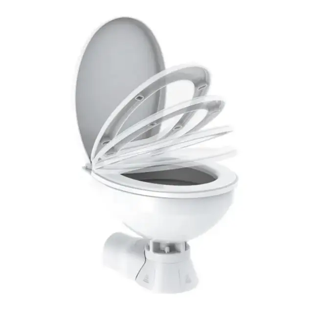 SEAFLO Toalett 24V Regular Quiet Flush Ferskvann Soft-close 