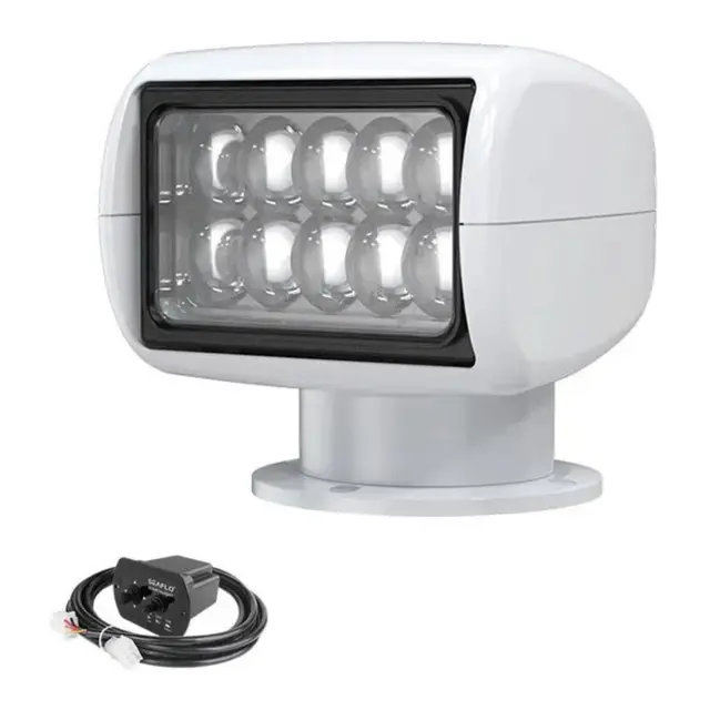SEAFLO LED Lyskaster 10-30V Kablet 30W Hvit 