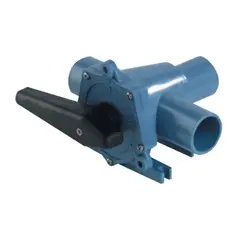 WHALE T-stykke med vender 1 1/2&quot; (38mm) stusser