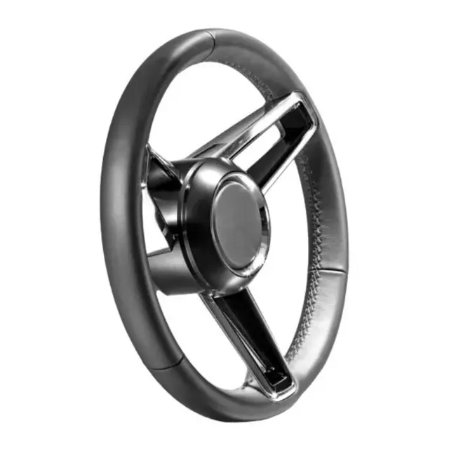 ISOTTA Ratt Admeto Ø 35cm - Sort skinn 