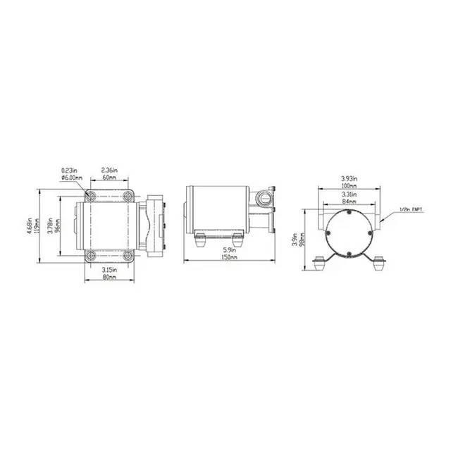 SEAFLO Impellerpumpe 30 liter 24V 