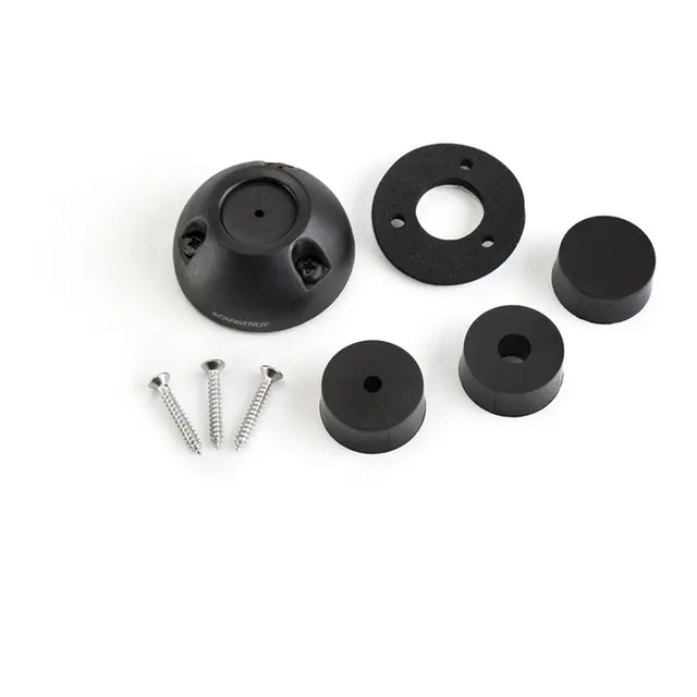 SCANSTRUT DS-16-P-BLK Kabelgjennomføring Sort, kompositt, kabel 2-8mm 