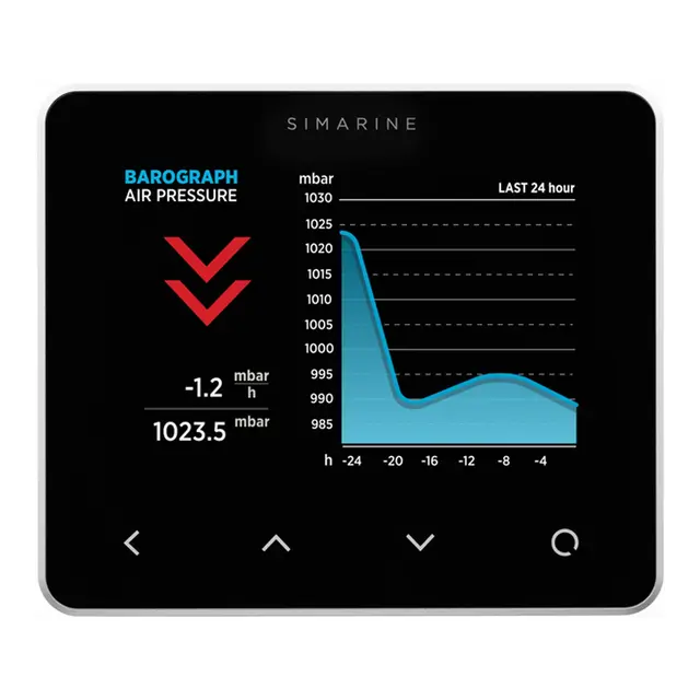 Simarine PICO std. batterimonitor, sort m/WiFi - Multifunksjonsskjerm 
