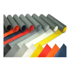 POLYMARINE Hypalon Duk, 30x21cm Sort - til rep av gummibåt/RIB