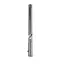 GLOMEX Antennefot forlenger, 300mm 1&quot; gjenger - rustfri