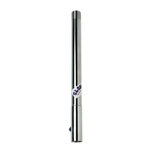 GLOMEX Antennefot forlenger, 600mm 1" gjenger - rustfri 